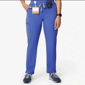 Figs XS yola denim blue pant